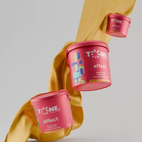 An image of a product called T.EFFECT FASAD MƏCUNU BƏYAZ 25 KG