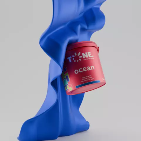 An image of a product called T.OCEAN SILIKONLU ASTAR-BƏYAZ 16 KG