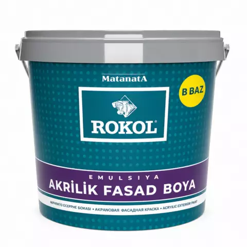 Akrilik fasad boyası B bazı 3.5 kq
