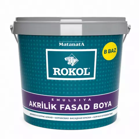 Akrilik fasad boyası B bazı 10 kq