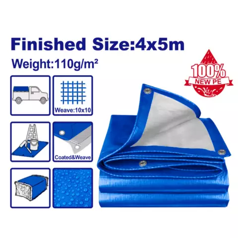 An image of a product called Sukeçirməz qoruyucu brezent örtük 4 m * 5 m