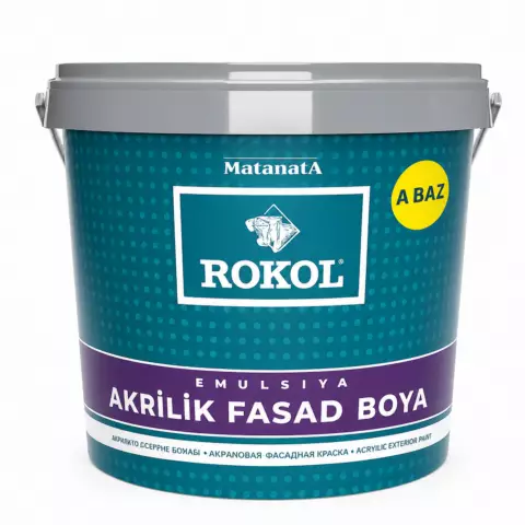Akrilik fasad boyası A bazı 10 kq