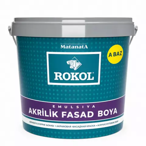Akrilik fasad boyası A bazı 25 kq