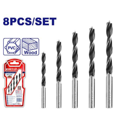 An image of a product called 5-li taxta sverlosu dəsti