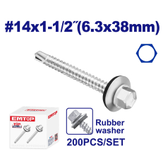 An image of a product called Altıbucaqlı başlıqlı dam şrupu (6.3x38mm)